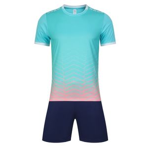 ชุดฟุตบอลแบบ sublimated สำหรับทุกเพศ แขนสั้น ระบายเหงื่อได้ดี คอวี สีไล่ระดับ  พร้อมส่งทุกแบบ - Product Image 1