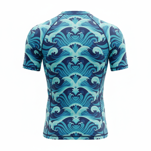 Maillot de compression sublimé premium pour hommes, femmes et enfants – Idéal pour l'entraînement MMA, BJJ, Jiu Jitsu No-Gi – Durable et résistant – Vente en gros de maillots de bain - Product Image 2