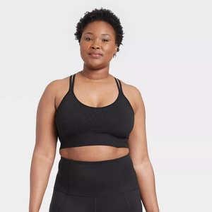 Sujetador sin costuras acanalado para mujer, ropa de gimnasio, Fitness, Yoga, todas las tallas - Product Image 5