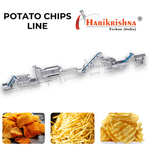 Ligne de production automatique de chips de pommes de terre, machine à fabriquer des chips de pommes de terre à chauffage électrique pour usine de snacks - Product Image 3