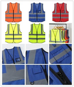Chaleco de Seguridad Impermeable Naranja Clase 2 con Certificación ANSI, Ropa de Trabajo de Alta Visibilidad Reflectante para Uso en Exteriores - Product Image 6