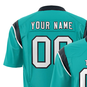 ชุดเสื้อฟุตบอลอเมริกันชายแบบขายส่งสั่งทำพิเศษ พิมพ์ลายเสื้อผ้ากีฬาแบบเรียบพร้อมชื่อทีม - Product Image 3