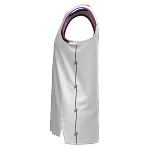 Maillot de basket-ball sans manches uniforme en maille de polyester Conception personnalisée Durable et à séchage rapide pour la pratique quotidienne - Product Image 3