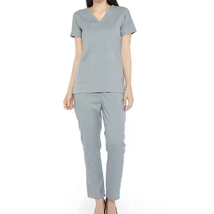 Conjuntos de Uniformes Médicos Personalizados Antiarrugas, Blanqueadores, de Punto, Ecológicos, de Spandex/Poliéster para Hospital - Product Image 3