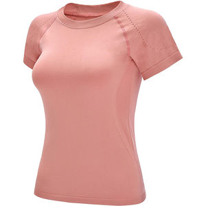 Camisetas Deportivas de Moda para Mujer 2026, Manga Corta, Compresión Atlética, Secado Rápido, para Yoga y Gimnasio, con Talla y Logotipo Personalizados - Product Image 4