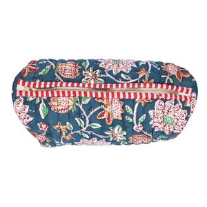 Sacs de rangement pliables multifonctionnels en coton 100% imprimés à la main - Trousse de toilette et de maquillage - Product Image 2