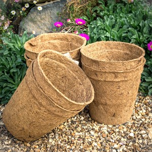 Hydroponic <b>plant</b> pots cheapest price coconut coir pot producer supply coco fiber seedling <b>basket</b> - Product Image 6