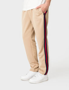 Pantalon de survêtement en coton pour homme, coupe ample, style streetwear, avec bande latérale, logo personnalisé, confortable - Product Image 2