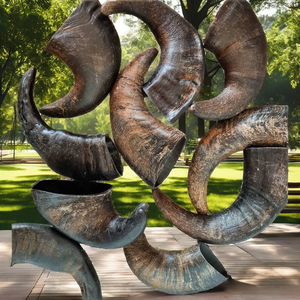 ของเล่นเคี้ยวสำหรับสุนัขทำจากเขาควาย ยี่ห้อ TIMELESS CRAFT รูปทรงสัตว์ เป็นมิตรต่อสิ่งแวดล้อม คุณภาพสูง ขนาดใหญ่พิเศษ รูปทรง Tuffie Cut ปรับแต่งได้ สีธรรมชาติ - Product Image 3