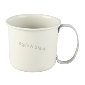แก้วโลหะลายเมดิเตอร์เรเนียนพร้อมหูจับสำหรับดื่มชายามบ่าย - Product Image 3