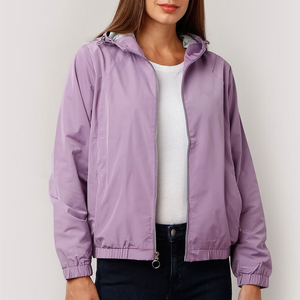 Veste coupe-vent respirante en softshell avec logo personnalisé 2024 pour femmes, tissu extérieur de haute qualité, col à capuche, tricoté, laine d'hiver - Product Image 1