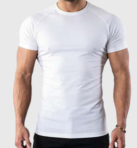 Camisetas de Compresión para Hombre al por Mayor, Camiseta Deportiva de Secado Rápido para Gimnasio, Entrenamiento Atlético, Fitness, Top de Manga Corta - Product Image 3