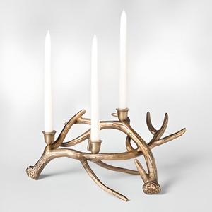 Traditional Aluminum <b>Candle</b> Stand Decorative Brass <b>Candle</b> <b>Holder</b> for Home Dining Table Wedding Centerpiece Party Decoration - Product Image 2
