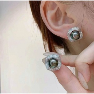 Pendientes de Perlas de Agua Dulce con Forma Barroca Natural, Accesorios de Moda Templados, Venta al por Mayor - Product Image 4