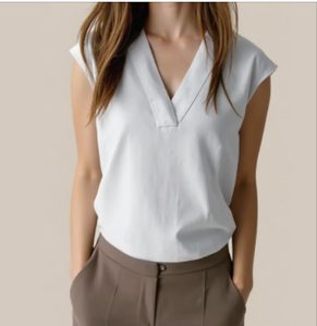 Chemise en coton personnalisable pour femmes Streetwear décontracté solide pour le printemps été approvisionnement direct de l'usine Vietnam OEM ODM durable - Product Image 1