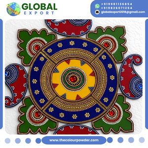 Rangoli Acrílico Pre-fabricado en Oferta, con Múltiples Diseños, Material Duradero, Certificado por MSME, Decoración para el Festival Diwali, Reutilizable - Product Image 2