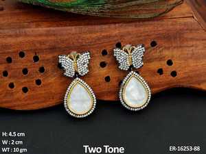 Pendientes Elegantes para Boda con Diseño de Lágrima de Cristal, Pendientes de Novia Chapados en Oro, Joyería Nupcial de Lujo para Fiesta de Bodas - Product Image 4