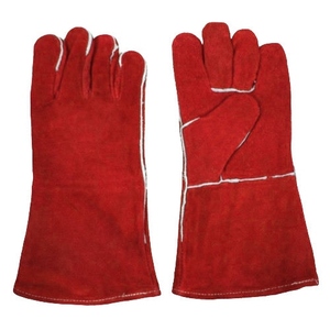 Guantes de Seguridad de Cuero Vacuno Reforzado, Resistentes al Calor, para Soldadura, Barbacoa, Uso Industrial, Equipo de Protección Personal para las Manos - Product Image 5