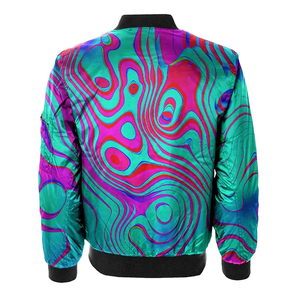 Premium Custom Heat-Transfer Printed Zipper Bomber <b>Jacket</b> <b>Thin</b> Camouflage Lightweight Polyester Athletic Wear Wholesale - Product Image 6