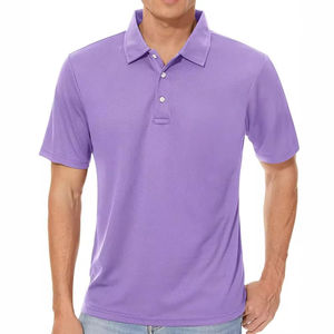 Custom Plain <b>Purple</b> Polo <b>Shirt</b> Short Sleeve Breathable Soft Fabric Casual Wear Comfortable Fit Summer Fashion OEM Logo Design - Product Image 5