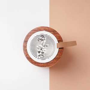 Quemador de Bakhoor de Madera Moderno, Portátil, para Incienso Oud, Mabkhara Árabe, Parrilla Metálica, Quemador de Carbón, Aromaterapia, Uso Islámico en Ramadán - Product Image 3