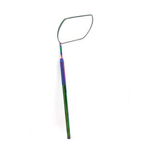 Precision Cosmetic Eyelash Inspection <b>Mirror</b> Professional Stainless Steel Handheld Beauty Salon <b>Makeup</b> Accessory - Product Image 2