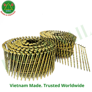 ตะปูเหล็กเกรดอุตสาหกรรมขนาด 15 องศา 1-3/4 นิ้ว 9000 ชิ้น แบบเรียบ/เกลียว/วงแหวน เคลือบไวนิล ยี่ห้อ United Nail ผู้นำด้านผลิตภัณฑ์ในเวียดนาม - Product Image 3