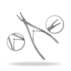 Rongeur Zielke de 200 mm, Instrumento Quirúrgico Neuroespinal para Corte Óseo, Cirugía Ortopédica - Product Image 1