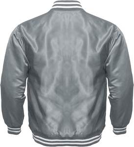 Veste Bomber Universitaire OEM Homme en Tissu Satiné Respirant avec Capuche et Logo Personnalisé, Emballage Individuel pour l'Hiver – Grande Vente - Product Image 4