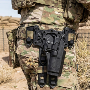 Platform Gantungan Holster Taktis, Adaptor Modular Tahan Lama untuk Rompi MOLLE, Sabuk Tugas & Perlengkapan - Product Image 3
