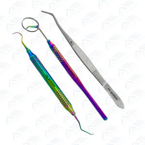 Alicate de algodón para espejo bucal, juego de herramientas para dentistas, instrumentos médicos, Instrumentos dentales básicos, selección de dientes dentales de acero inoxidable - Product Image 4