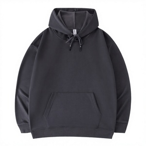 Sudadera con Capucha Extra Grande de Algodón Grueso para Hombre y Mujer, Sudadera Pesada OEM con Mangas Largas e Impresión Personalizada - Product Image 5