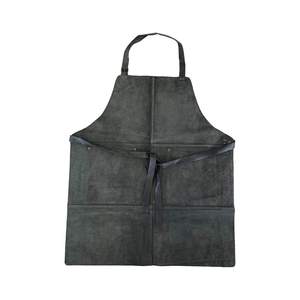 New SALUBRIOUS SPORTS SS-LA-001 ODM Custom Made Sleeveless Leather Apron High Quality Fabric Pocket <b>for</b> Men Women Low MOQ - Product Image 3