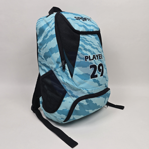 Sacs de football de dernière conception en gros, logo personnalisé, grande capacité, sac à dos de football sublimé, sac à dos de sport à bandoulière - Product Image 2