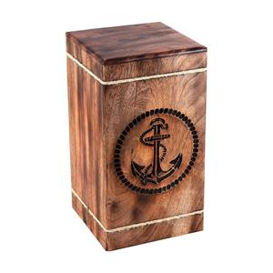 Urna de Madera Hecha a Mano con Tapa Deslizante para Cenizas Humanas y de Mascotas, Regalo Conmemorativo Personalizable - Product Image 5