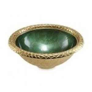 Bols de service de luxe en métal de qualité supérieure, revêtement poudré noir, pour la maison et les centres de table d'hôtel, fabriqués en Inde. - Product Image 3