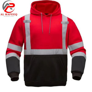 Sweat à capuche de sécurité haute visibilité unisexe 2026, réfléchissant, léger, pour les travailleurs - Product Image 4