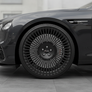 Flow Formed <b>Cast</b> Alloy Wheels Concave Multi Spoke Machined Silver 19 20 21 22" Inch Rims Center Cap - Product Image 3