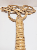 Brosse à tapis en rotin de couleur blanche, grande taille, traditionnelle, écologique, outil de nettoyage, fabriquée au Vietnam
