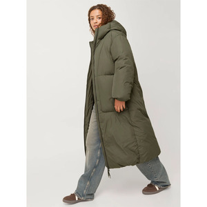 Latest Women’s Long Puffer <b>Jacket</b> Water-Resistant Polyester Fill Warm Hooded <b>Jacket</b> WHOLESALE PRICE - Product Image 5