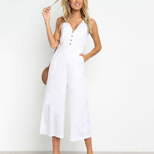 Women V Neck Romper Elegant Casual One Piece Outfit Fashion Daily Wear Soft Stretch Clothing Stylish Summer Design - Product Image 5