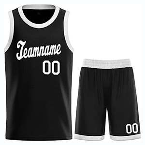 Maillot de basket-ball respirant et ensemble d'uniformes shorts vêtements de sport imprimés personnalisés avec logo grande taille disponible-XS - Product Image 1