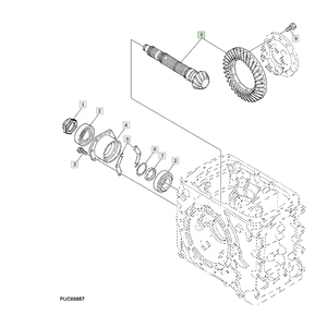 Pièce d'engrenage haute performance pour tracteur JD RE73620 Composant de transmission durable pour machines agricoles et équipements agricoles - Product Image 6