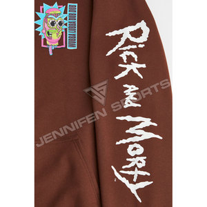 Sweat-shirt à capuche décontracté pour homme, style hip-hop streetwear, 100% coton, avec cordon de serrage, pour logo personnalisé - Product Image 2