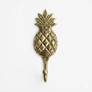 Brass Flower Decorative <b>Hooks</b> <b>Wall</b> Mount <b>Key</b> Rack and Towel <b>Hook</b> Metal Plant Pattern for Bathroom and Clothing Use - Product Image 3