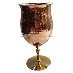 Vaso de Cobre Puro Grabado con Acabado Pulido para Beber y Uso en la Cocina, Vaso de Cobre Antiderrames - Product Image 6