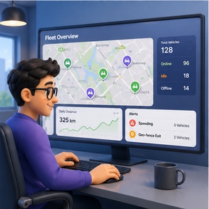 Desarrollo de Aplicaciones Móviles para el Seguimiento de Vehículos y la Gestión de Flotas, Soluciones Basadas en la Nube con Tecnología de IA - Product Image 3