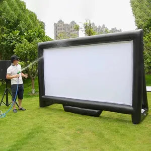 Горячая Распродажа! Для использования на открытом воздухе, мгновенный ТВ-проектор, экран для фильма, надувной экран для кинотеатра