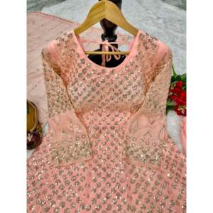 Nayra kurti ดีไซเนอร์พร้อมชุดปาร์ตี้พลาซโซและ dupatta ดู2XL - Product Image 3