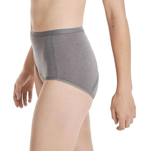 Culottes taille moyenne pour femmes, qualité supérieure, vente en gros, gris uni, 100% coton, respirantes, tricotées, basiques, taille adulte 2026 - Product Image 4